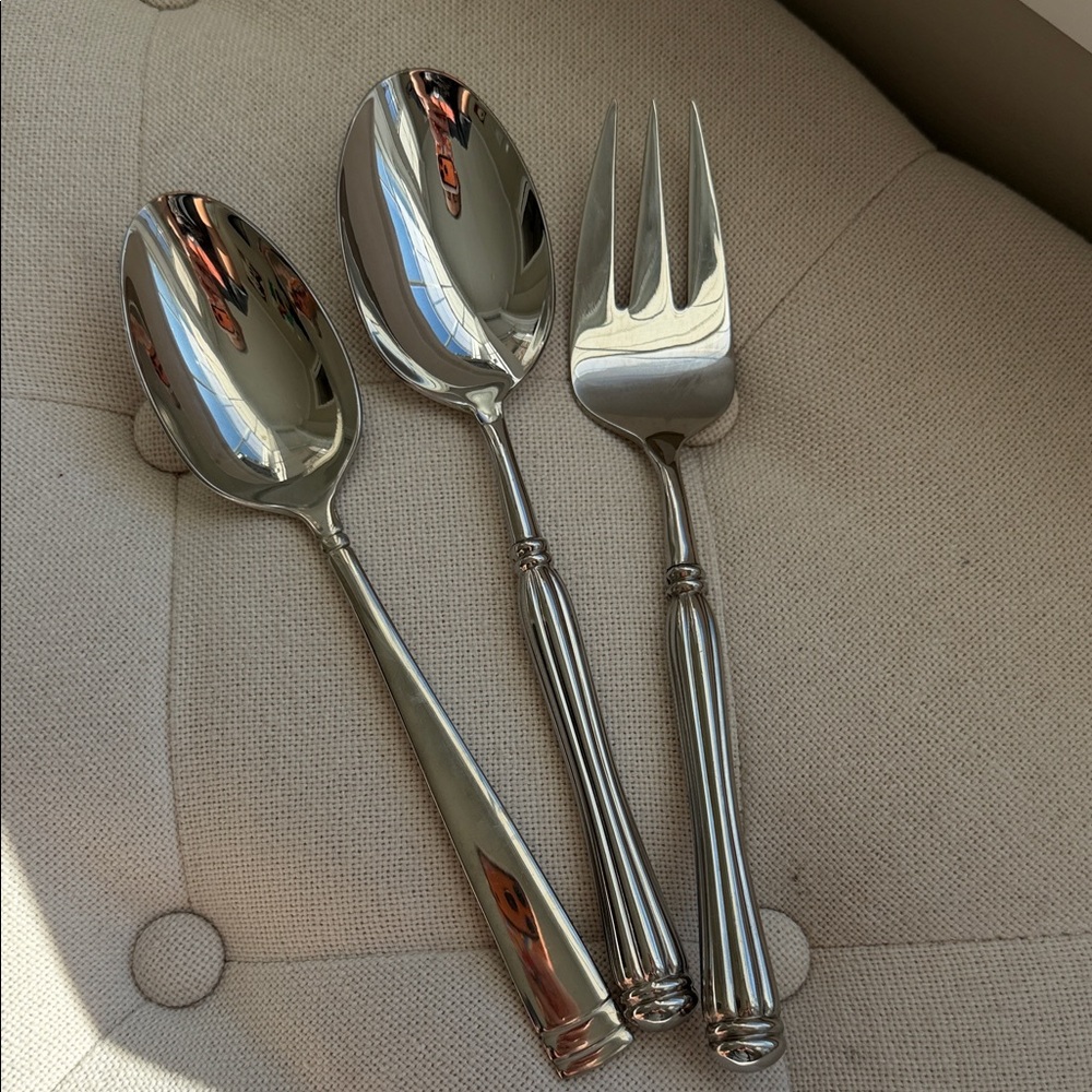 SALE! Set of 3 Serving Utensils RICCI & WATERFORD